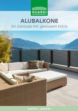 Alubalkone Katalog Titelseite