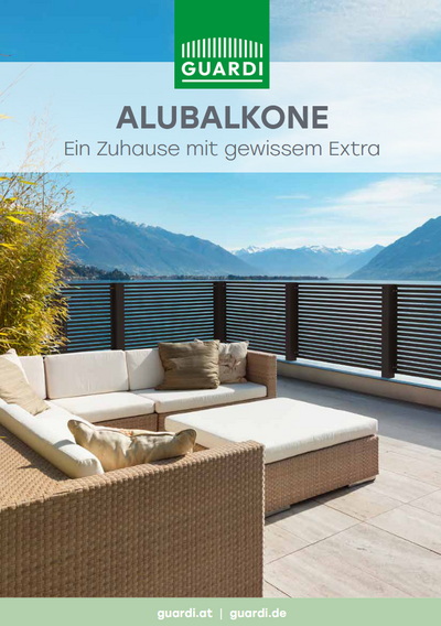 Alubalkone Katalog Titelseite