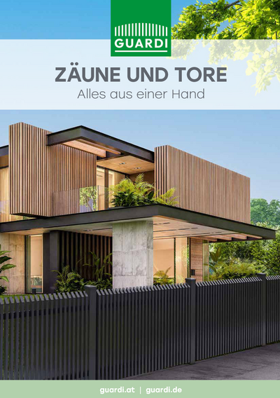 Zäune und Tore Katalog Titelseite
